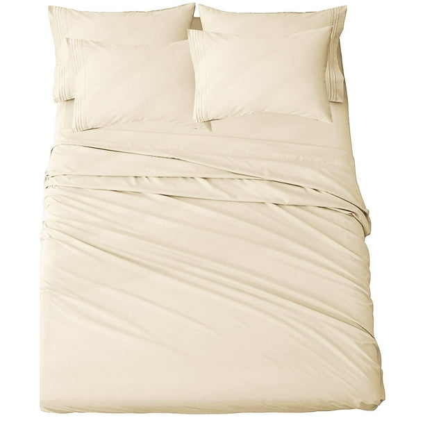 1 Flat Sheet, 1 Fitted Sheet, 1 Pillowcase Stain Resistant Solid Color Sheet and Pillowcase Set with Deep Pocket 3 Pieces Wrinkle NTBAY Microfiber Twin Bed Sheet Set Fade White 1 Flat Sheet, 1 Fitted Sheet, 1 Pillowcase Stain Resistant Solid Color Sheet and Pillowcase Set with Deep Pocket 3 Pieces Wrinkle NTBAY Microfiber Twin Bed Sheet Set Fade White
